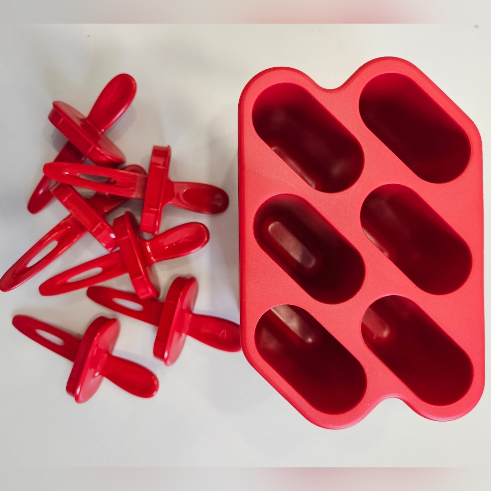 Free Add-on! Popsicle Mold Red Plastic By PC